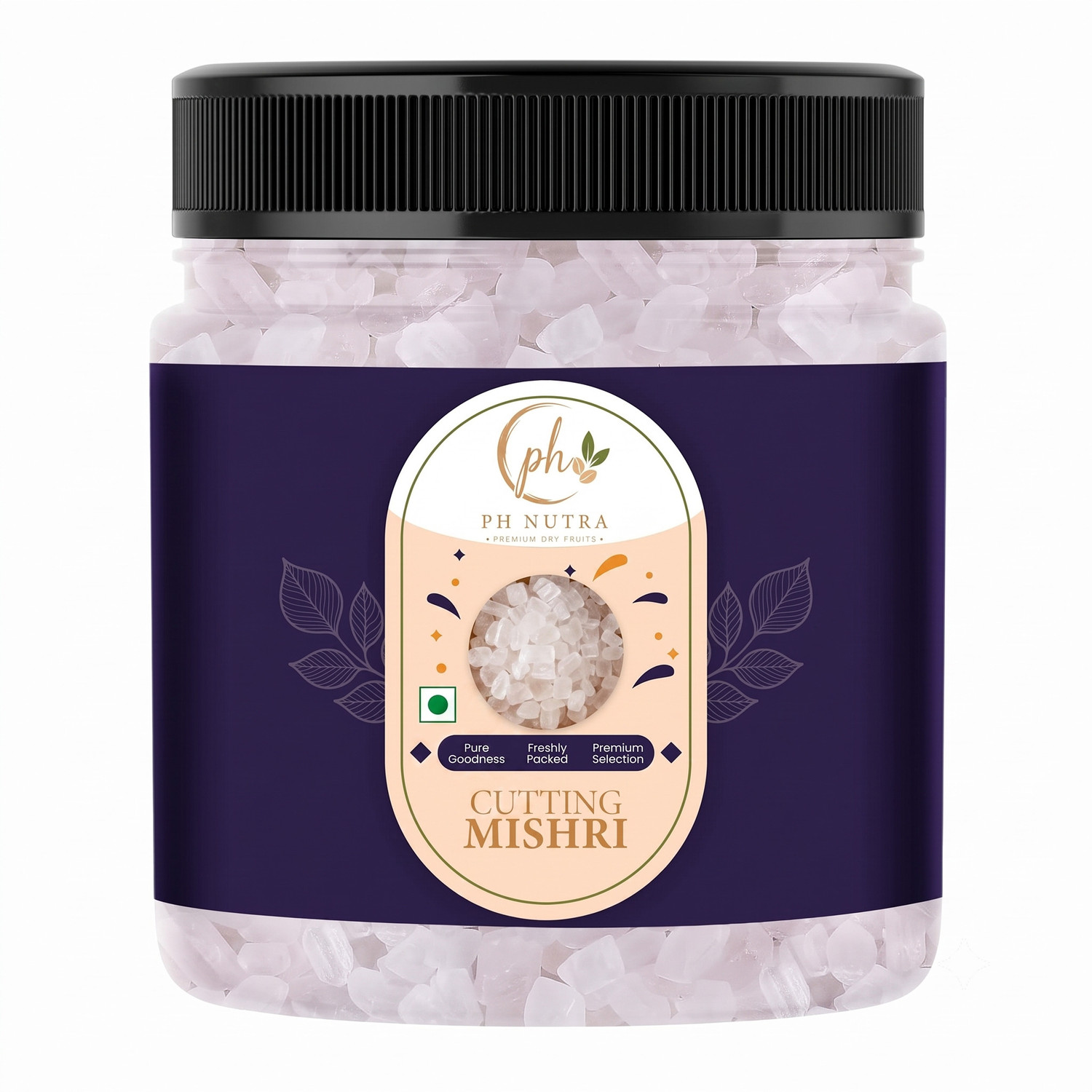 Image of PH NUTRA Clean Cutting Mishri Ready to Use Small Sugar Crystal Pieces Mishri