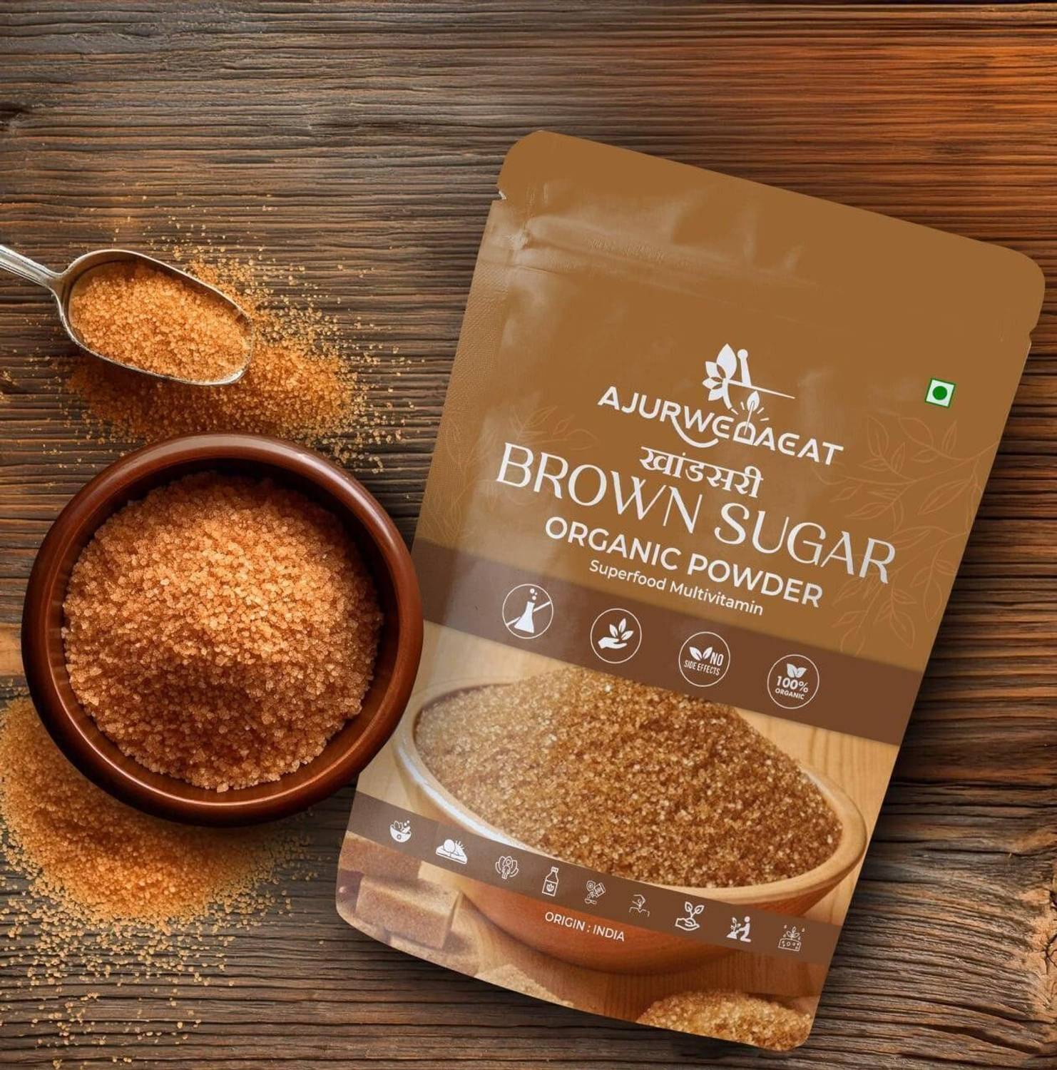 AJURWEDAEAT ORIGINAL| BROWN SUGAR |PLANT BASE|PURE Sugar Price in