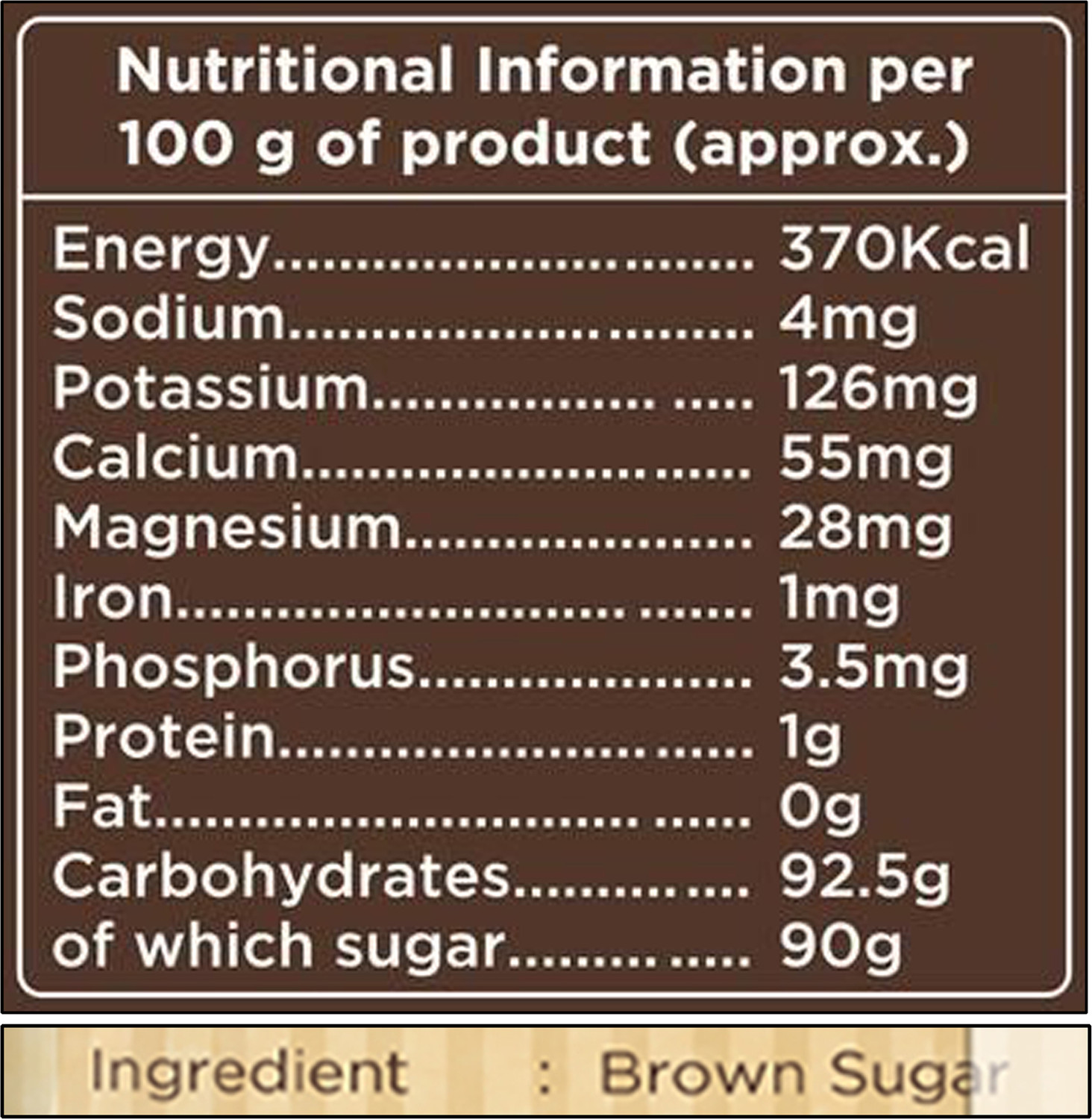 Image of Parry's Amrit Brown Brown Sugar