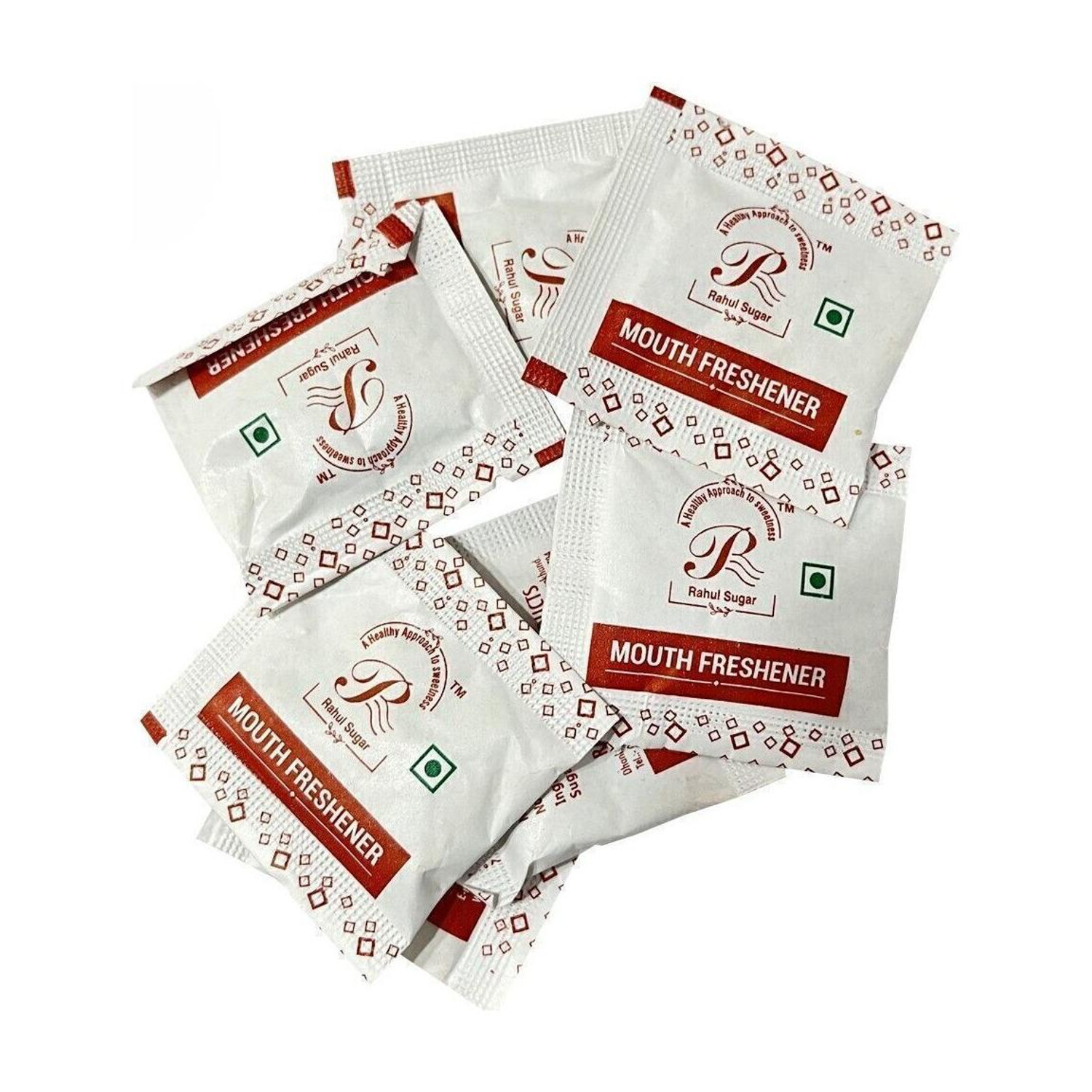 Image of Rahul Sugar Mouth Freshener 6 in 1, Sugar Coated Fennel, Misri, Fennel, 4 g Pack of 500gm White Sugar