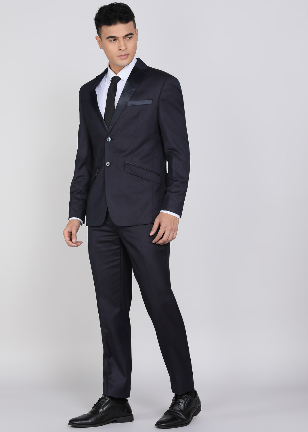 Image of PETER ENGLAND Tuxedo Style Checkered Men Suit
