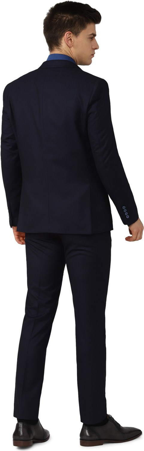 Image of VAN HEUSEN Suit Textured Men Suit