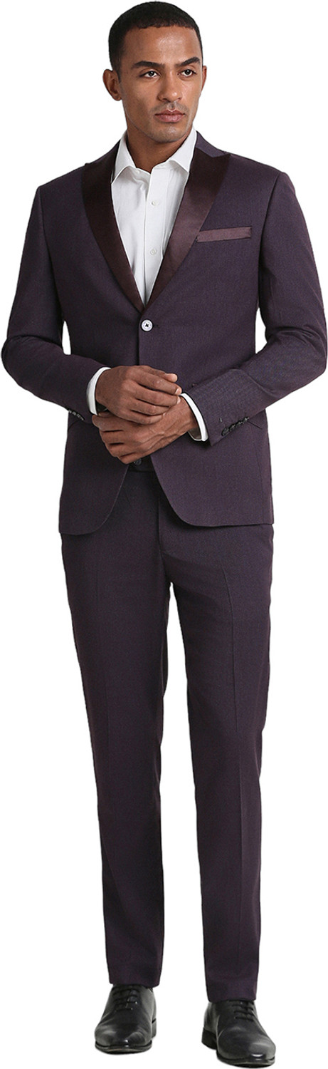 Image of PETER ENGLAND Men Single Breasted - 2 button Self Design Suit