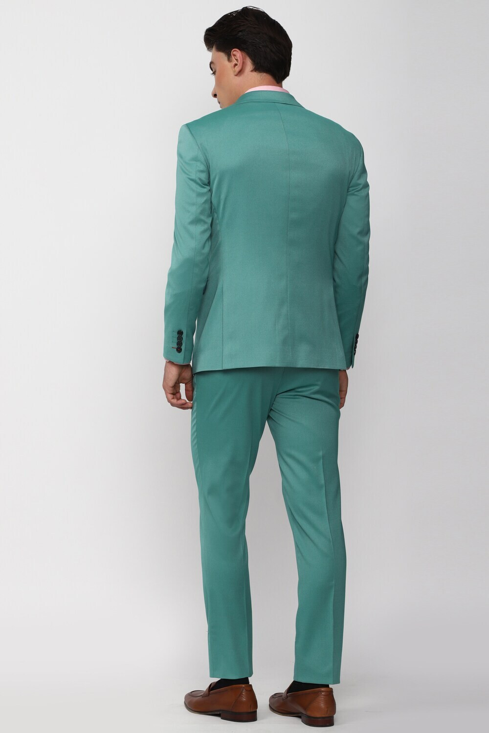 Image of PETER ENGLAND Single Breasted - 2 button Solid Men Suit