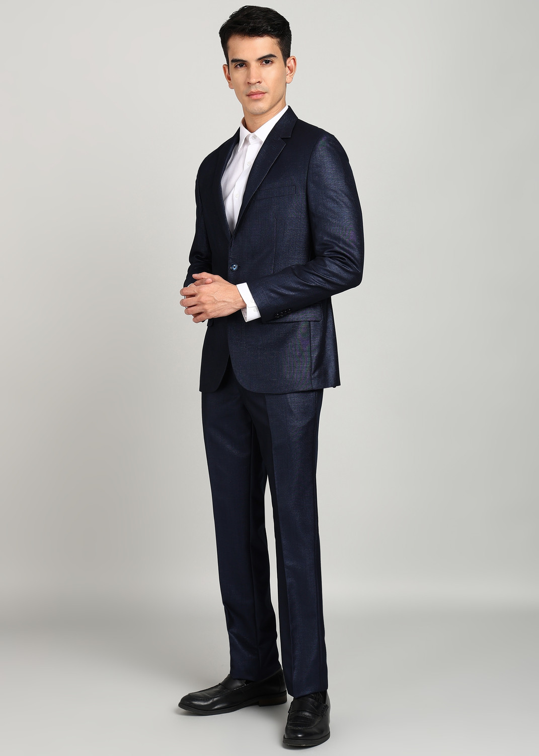 Image of PARK AVENUE 2 PC Suit Self Design Men Suit