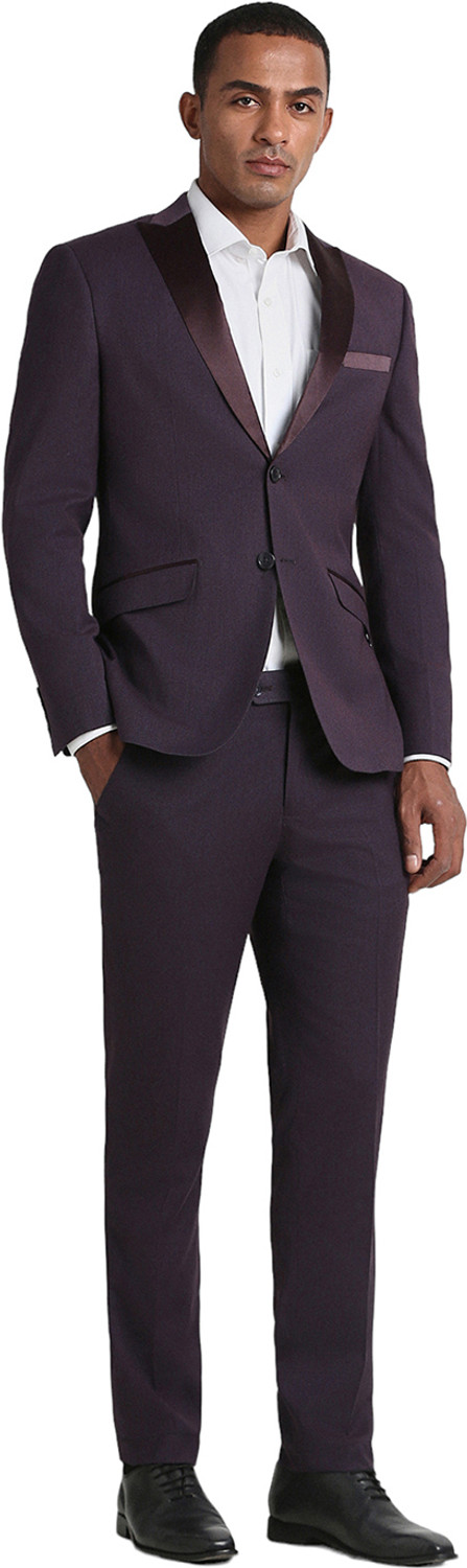 Image of PETER ENGLAND Men Single Breasted - 2 button Self Design Suit