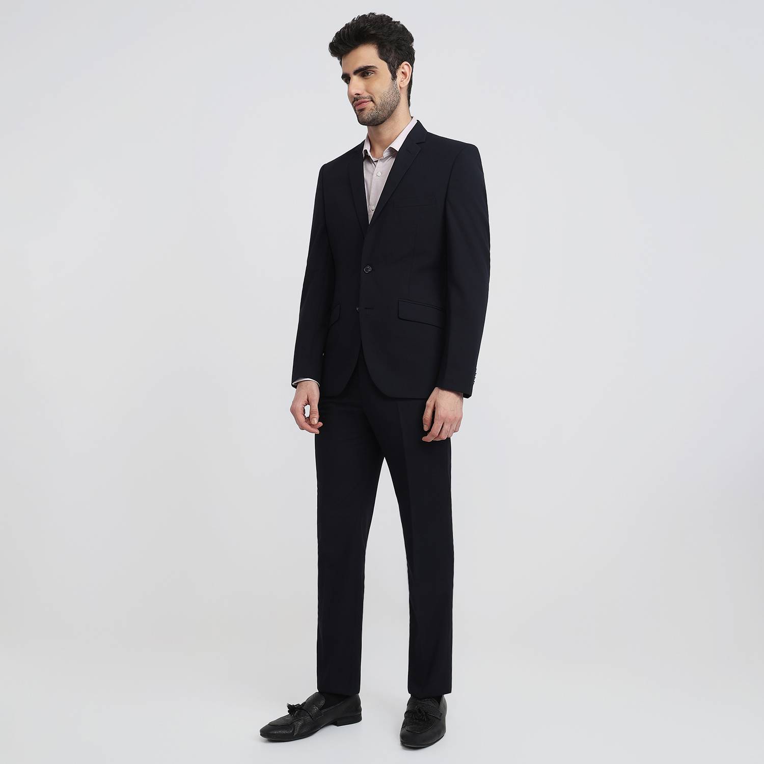 PARK AVENUE Single Breasted Solid Men Suit - Image 2