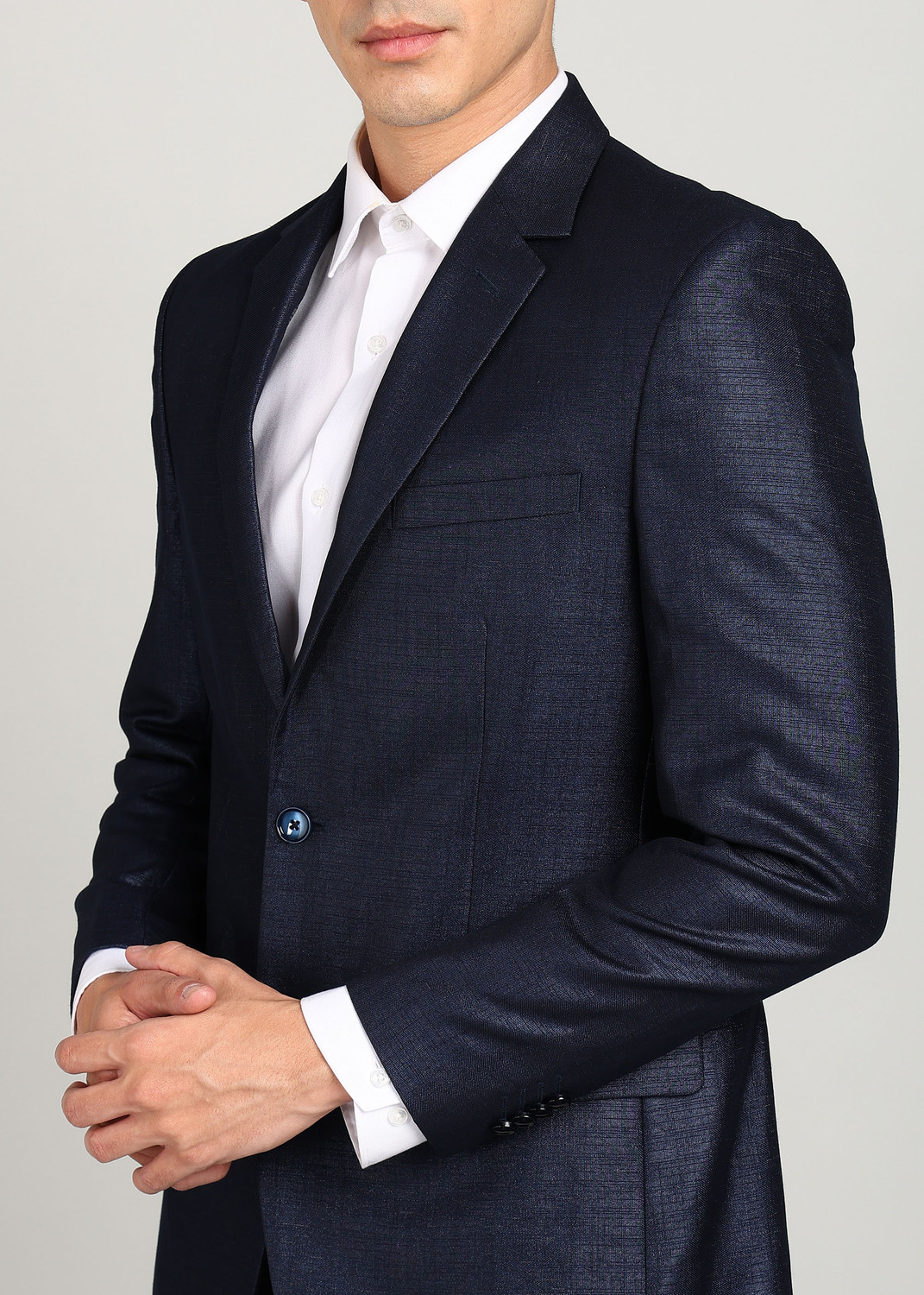Image of PARK AVENUE 2 PC Suit Self Design Men Suit