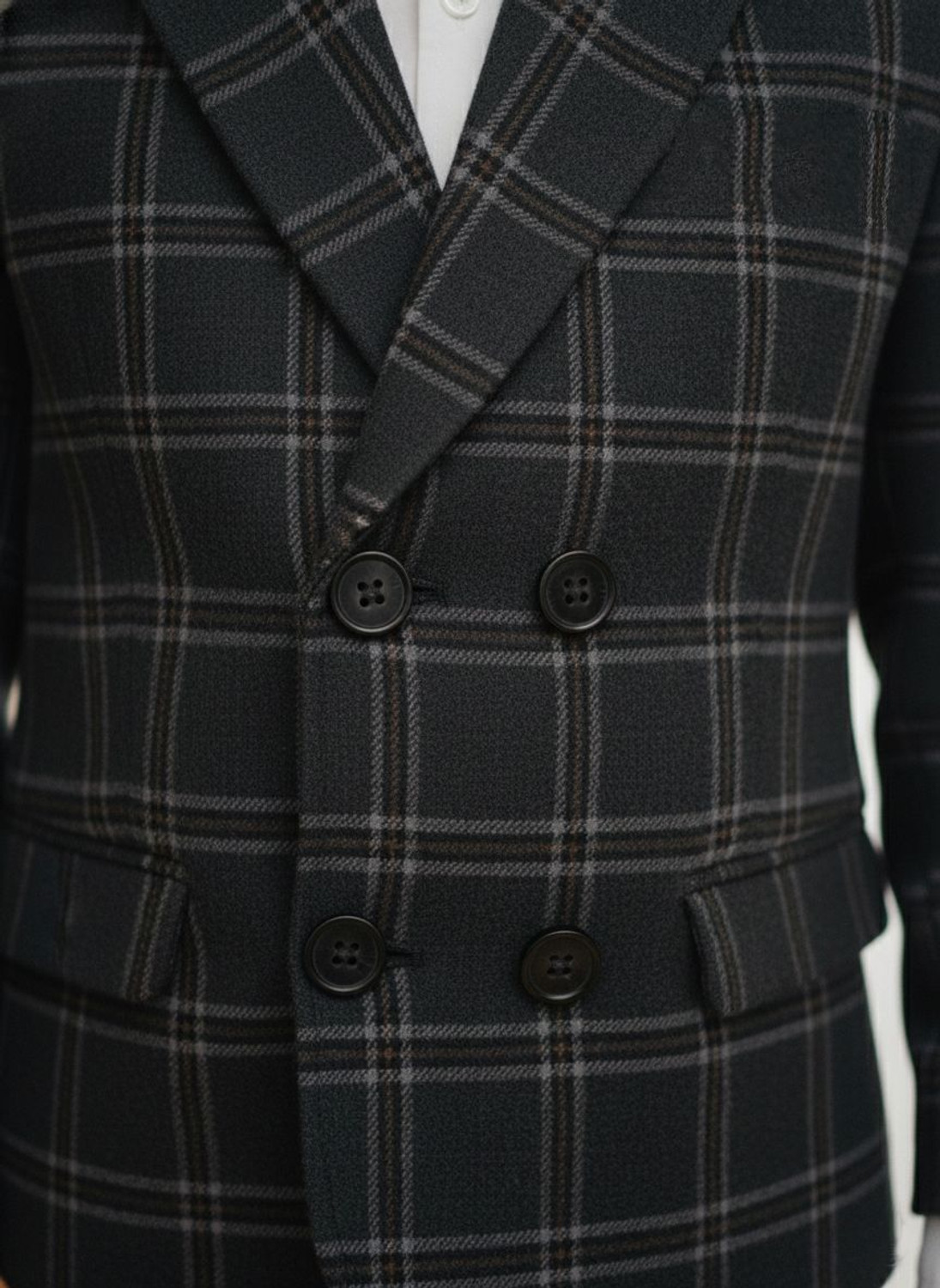 Image of HIKUJ Suit Coat Pant Shirt Checkered Boys Suit