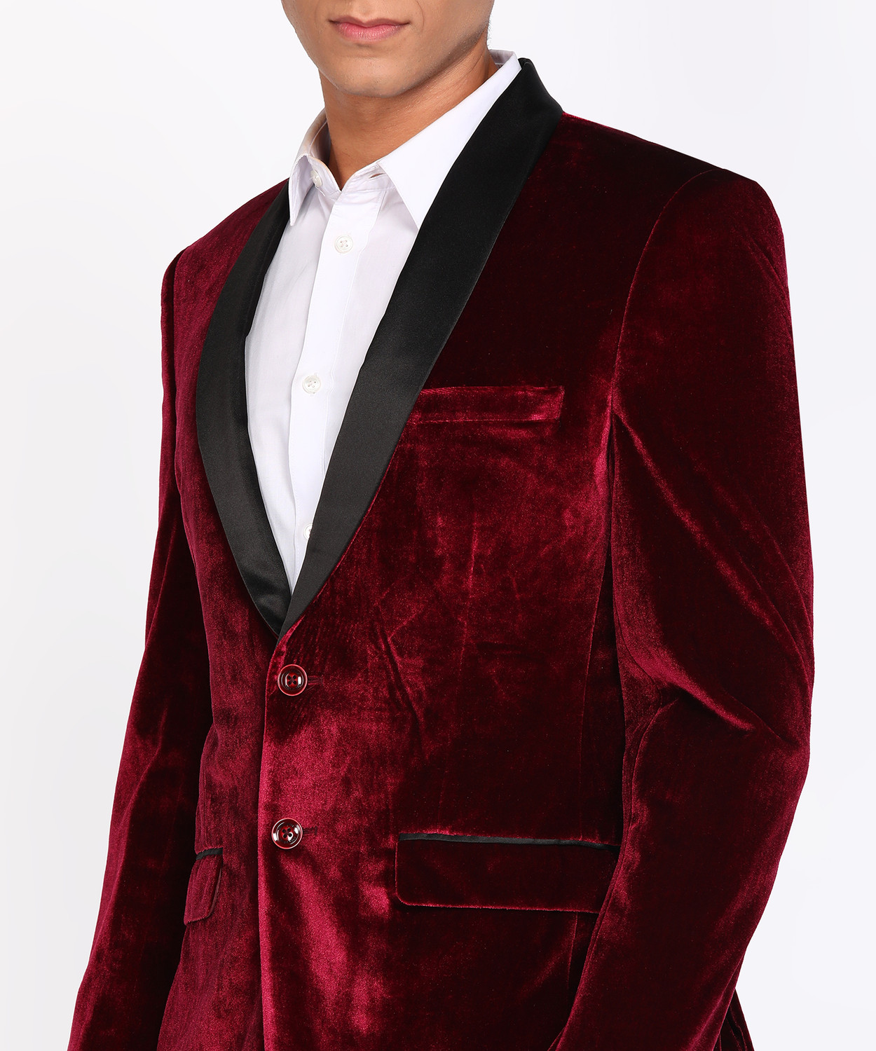 Image of PARK AVENUE 2 PC Suit Solid Men Suit