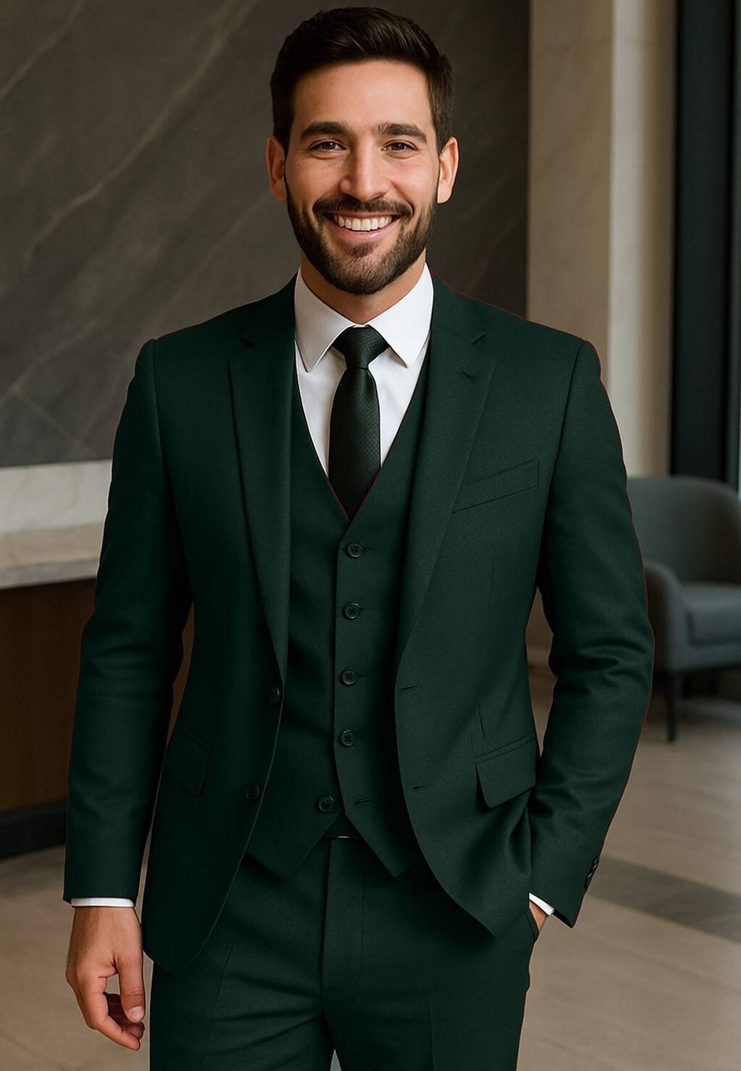 Plus91 3 Piece Suit Solid Men Suit - Buy Plus91 3 Piece Suit Solid