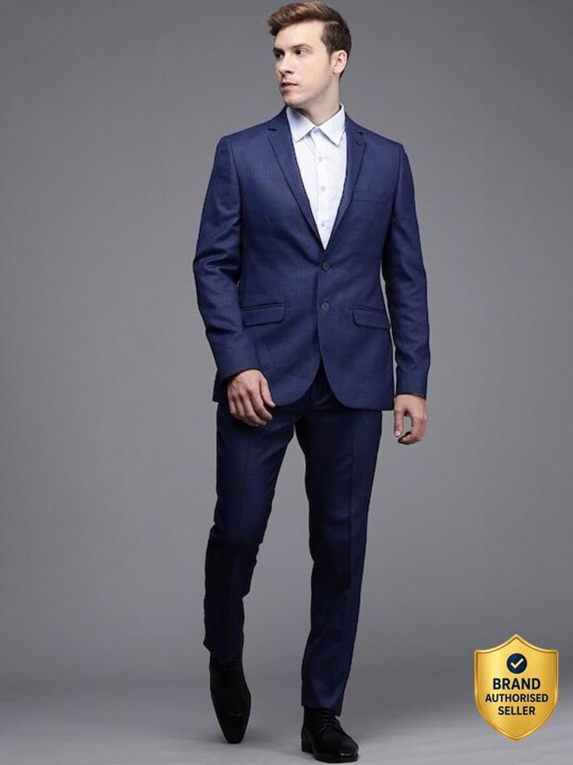 Image of Raymond SB 2BTN NOTCH LPL SUIT-2PCS SLIM FIT Checkered Men Suit