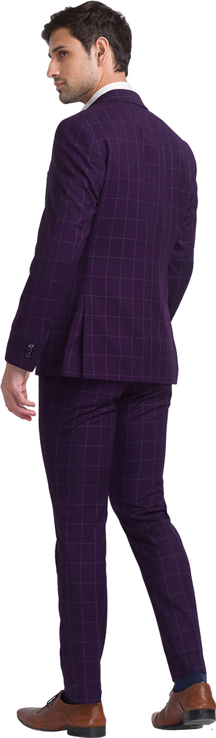 Image of PARK AVENUE Men SB2 BASIC NOTCH LAPEL-S.S Checkered Suit