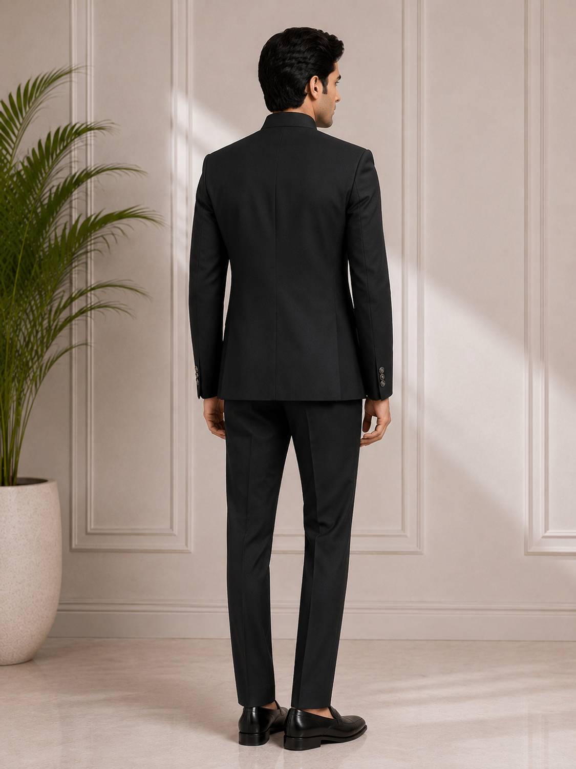 ETHINIX Men's Solid Suit Coat Pant - Image 2
