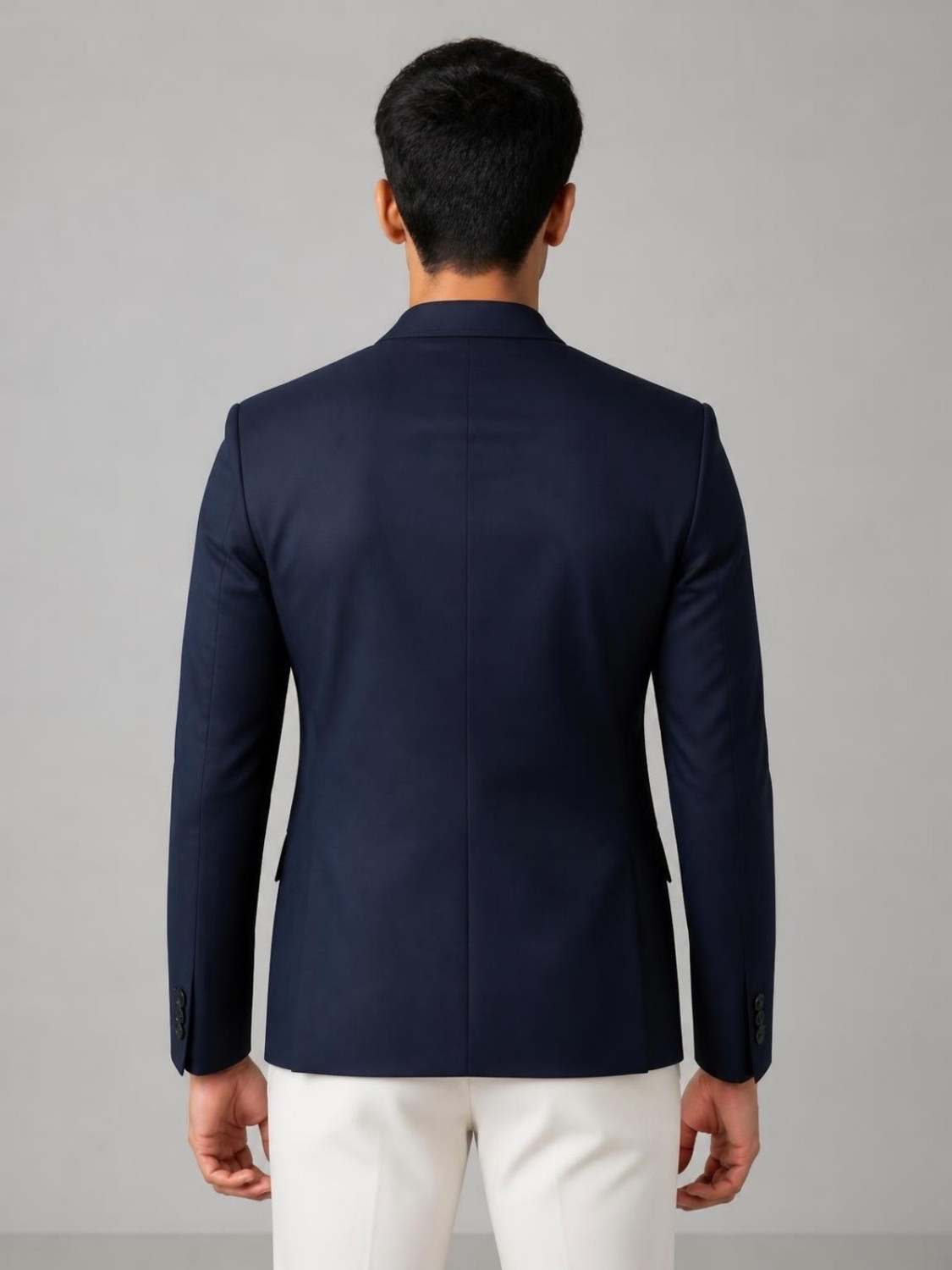 Image of PARK AVENUE Men 2SB PEAK TUX 2PC- SUPER SLIM Solid Suit