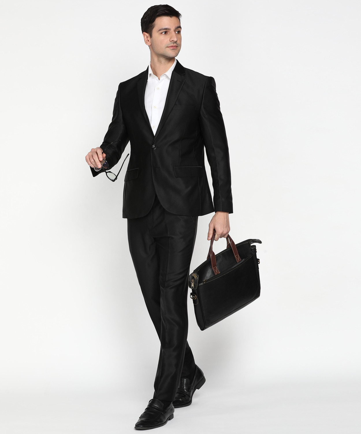 Image of PARX Suit Solid Men Suit