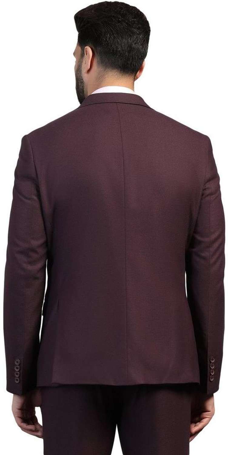 Image of Blackberrys Fitted Solid Men Suit