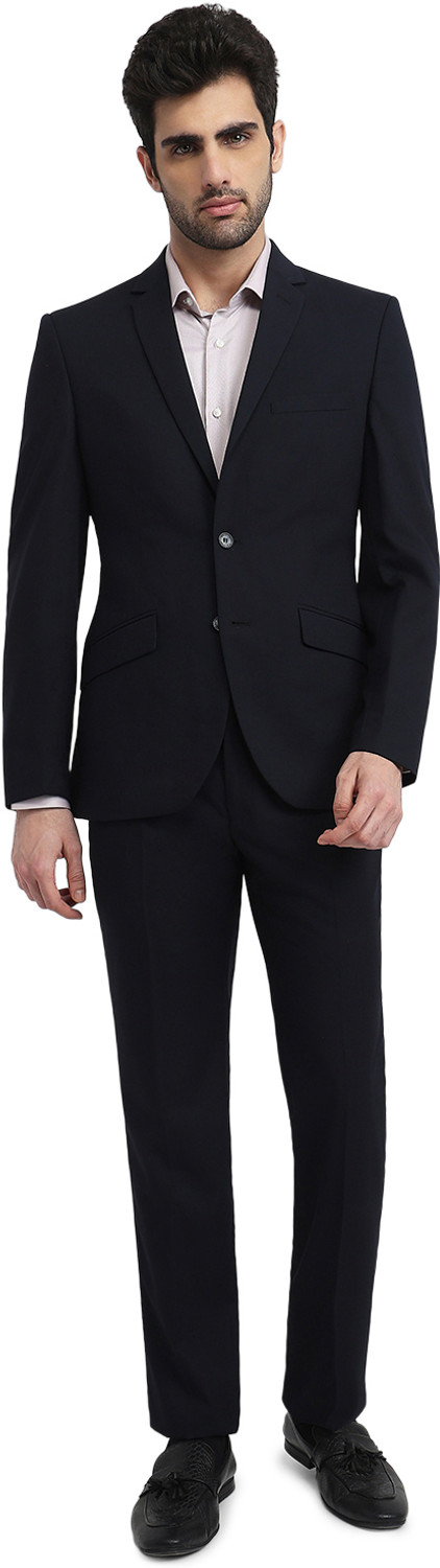 Image of PARK AVENUE SB2 BASIC NOTCH LAPEL-S.S Solid Men Suit