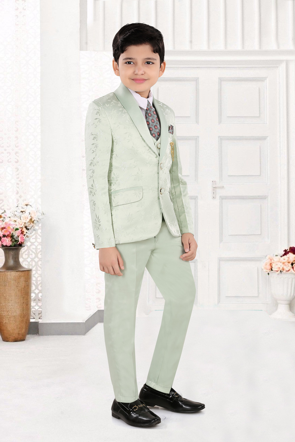 Image of JOLEY POLEY suit Self Design Boys Suit
