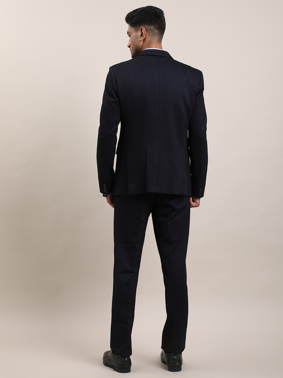 Image of TURTLE Three Piece Suits Solid Men Suit