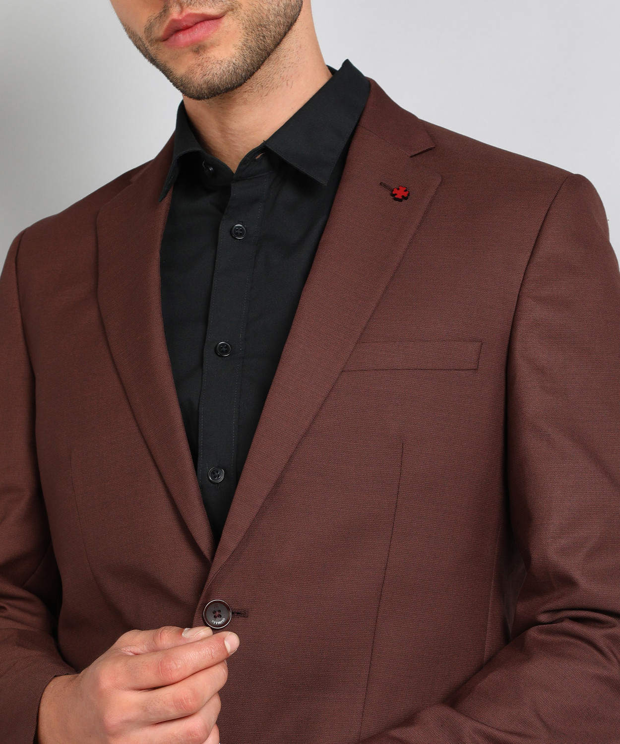 Image of Raymond 2 Piece Suit Solid Men Suit