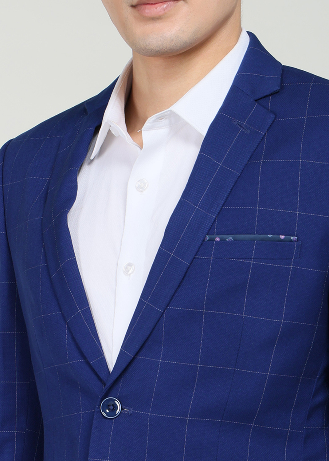 Image of PARK AVENUE Men SB2 BASIC NOTCH LAPEL-S.S Solid Suit