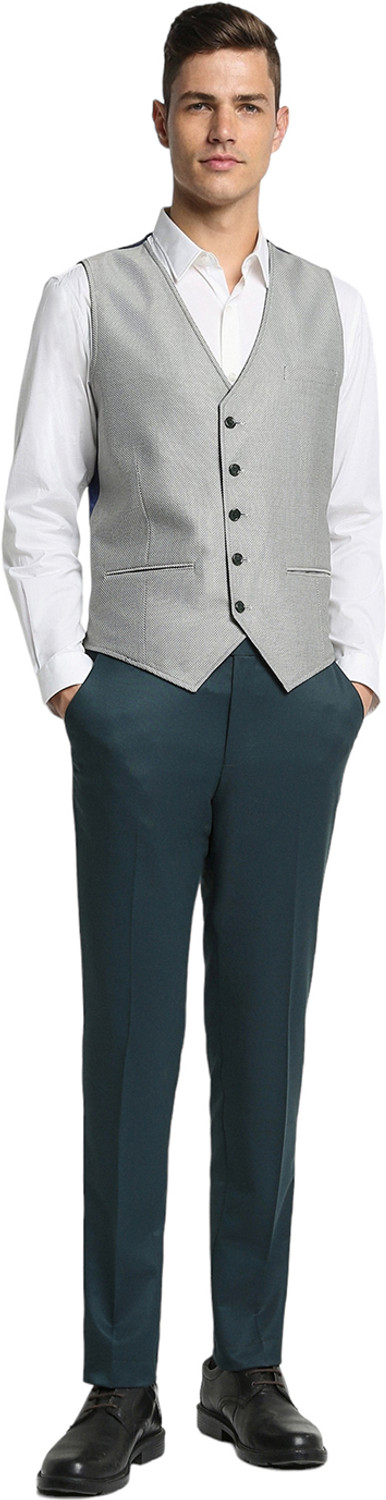 Image of PETER ENGLAND 3 PC Suit Solid Men Suit