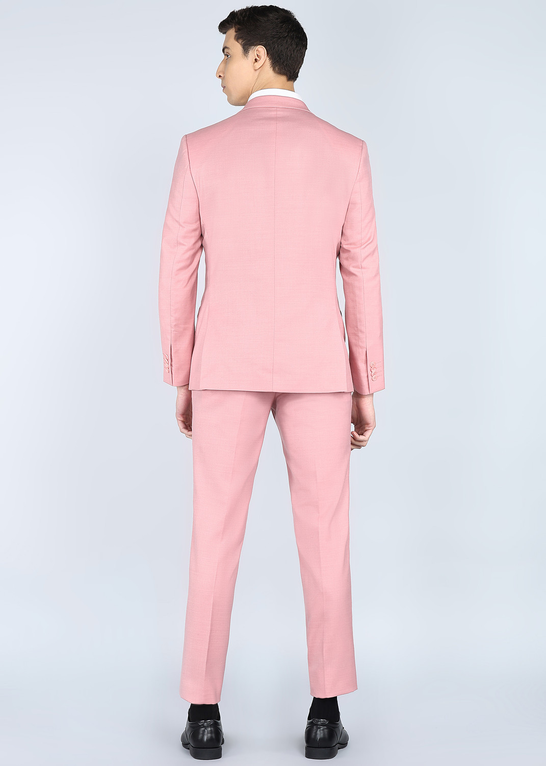 Image of PARK AVENUE Men 3PC NOTCH REV W /C -SLIM FIT Solid Suit