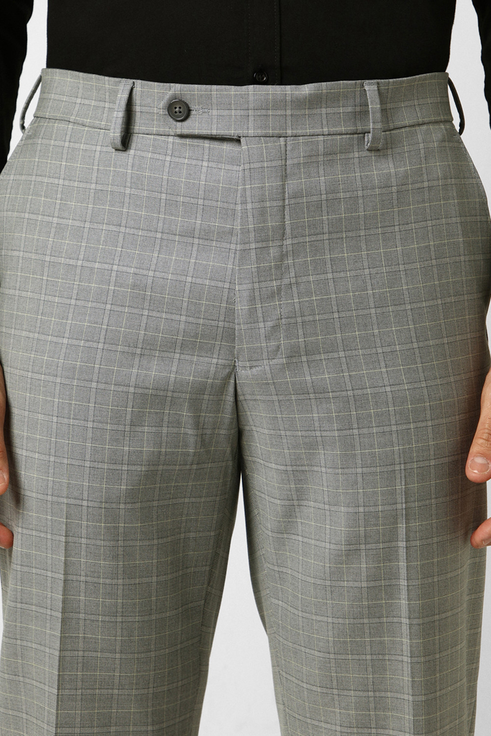 Image of VAN HEUSEN Suit Checkered Men Suit