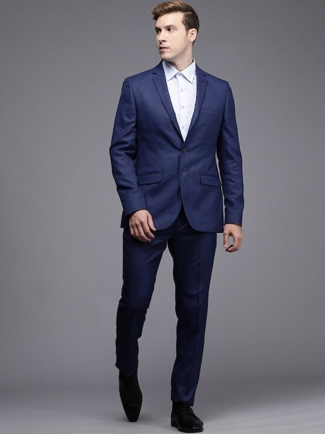Image of Raymond SB 2BTN NOTCH LPL SUIT-2PCS SLIM FIT Checkered Men Suit