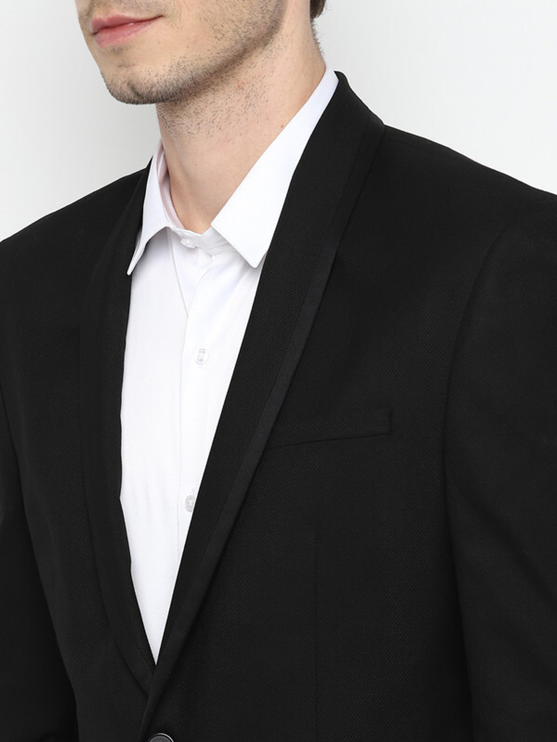 Image of TURTLE Two Piece Suit Self Design Men Suit
