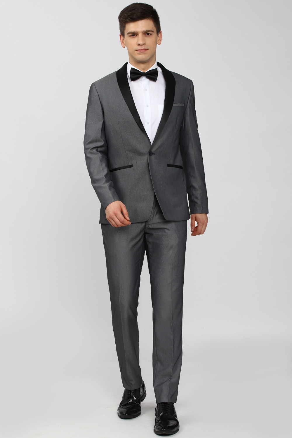 Image of PETER ENGLAND Tuxedo Style Checkered Men Suit