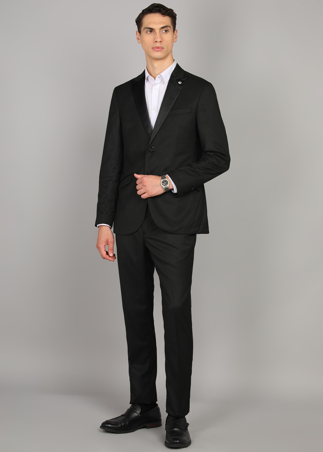 Image of PARK AVENUE 2 Piece Suit Solid Men Suit