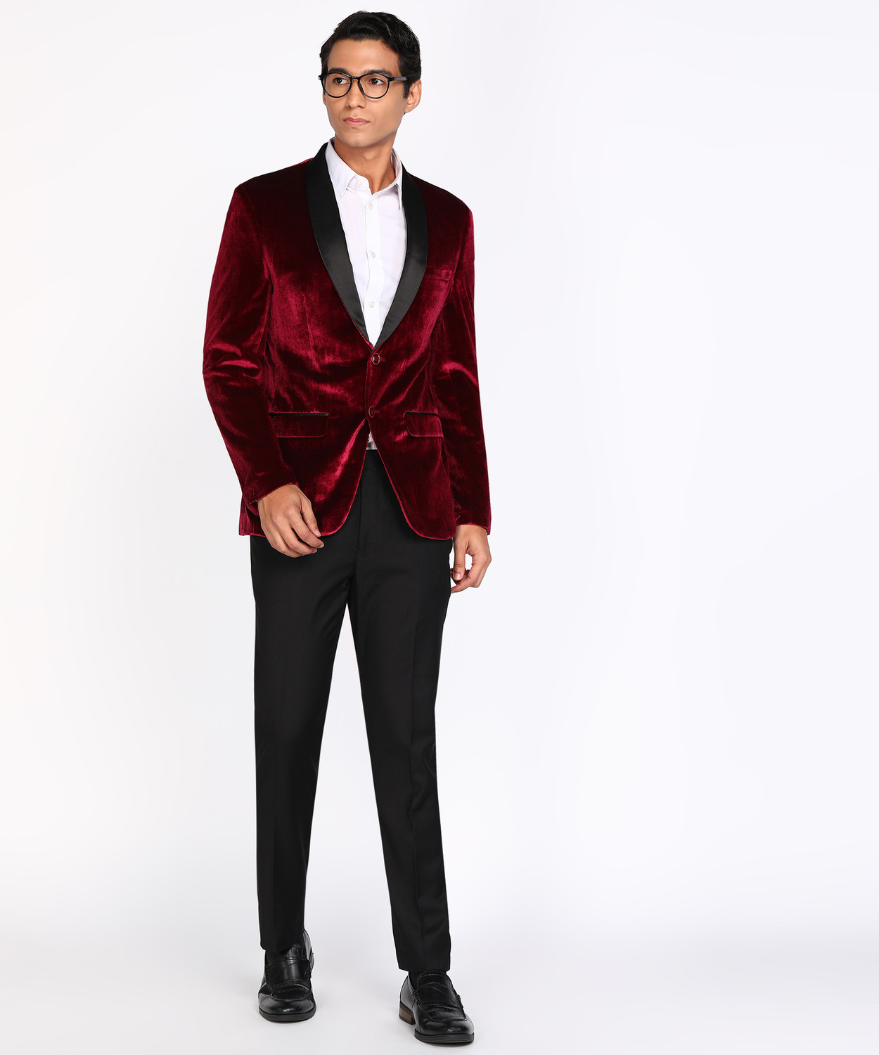 Image of PARK AVENUE 2 PC Suit Solid Men Suit
