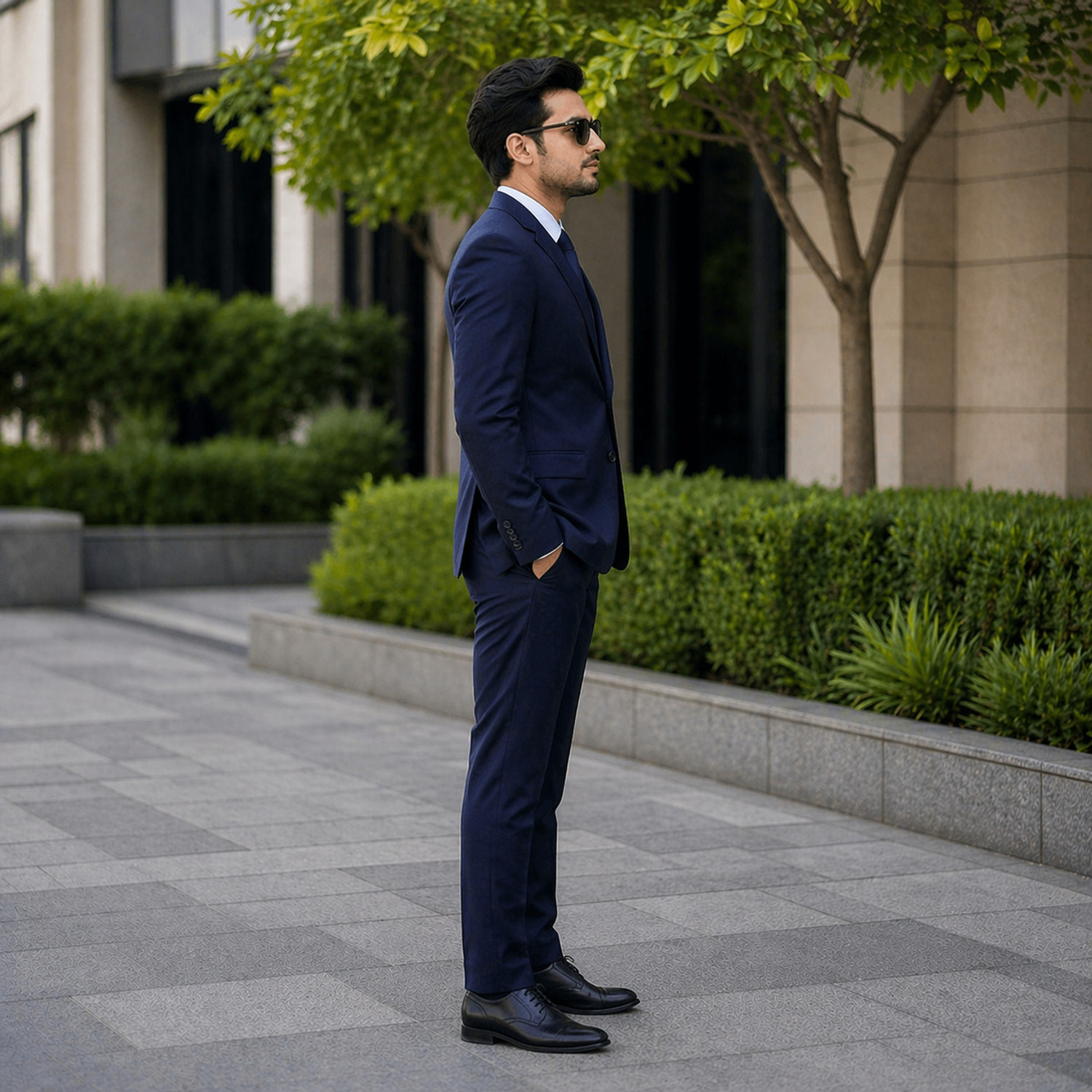 Image of Satyamshivamm Suit Solid Men Suit