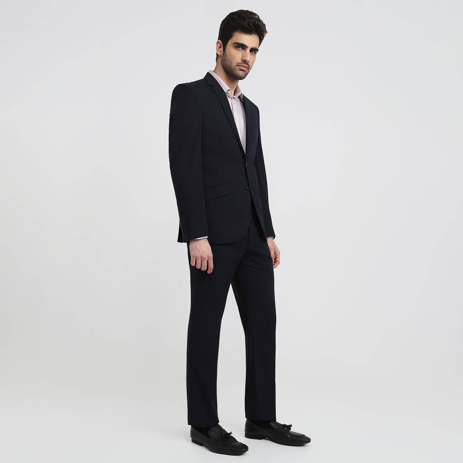 PARK AVENUE Single Breasted Solid Men Suit - Image 3