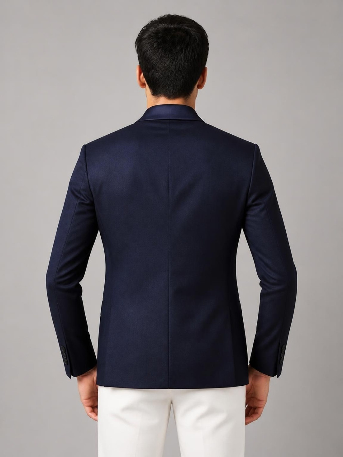 Image of PARK AVENUE Men 2BTN SB DETACHABLE SHAWL -S. SLIM FIT Solid Suit