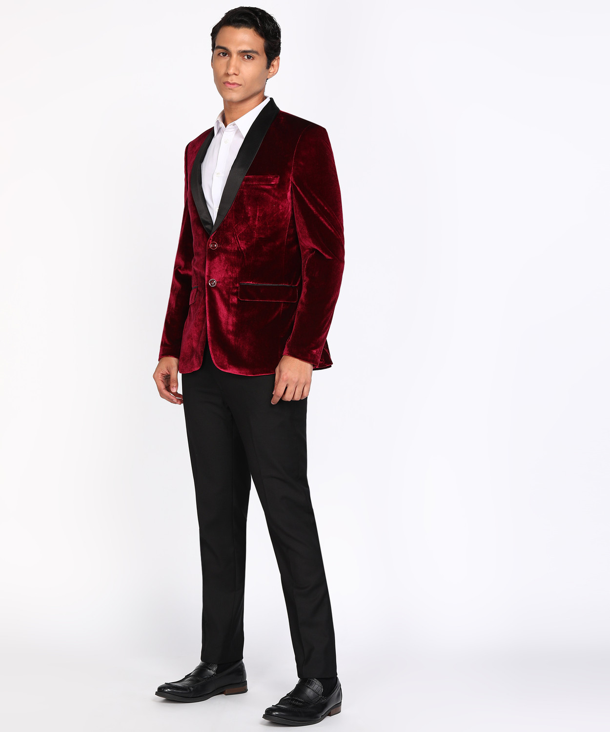 Image of PARK AVENUE 2 PC Suit Solid Men Suit