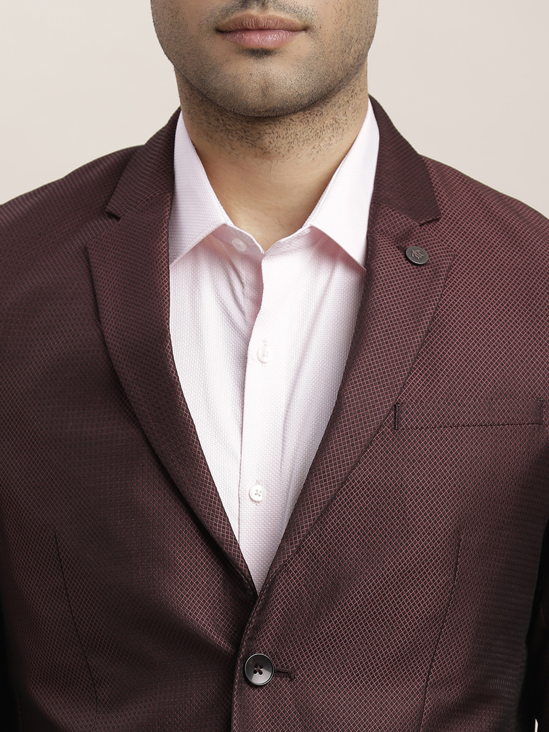 Image of TURTLE Men 2-Piece Textured Suit