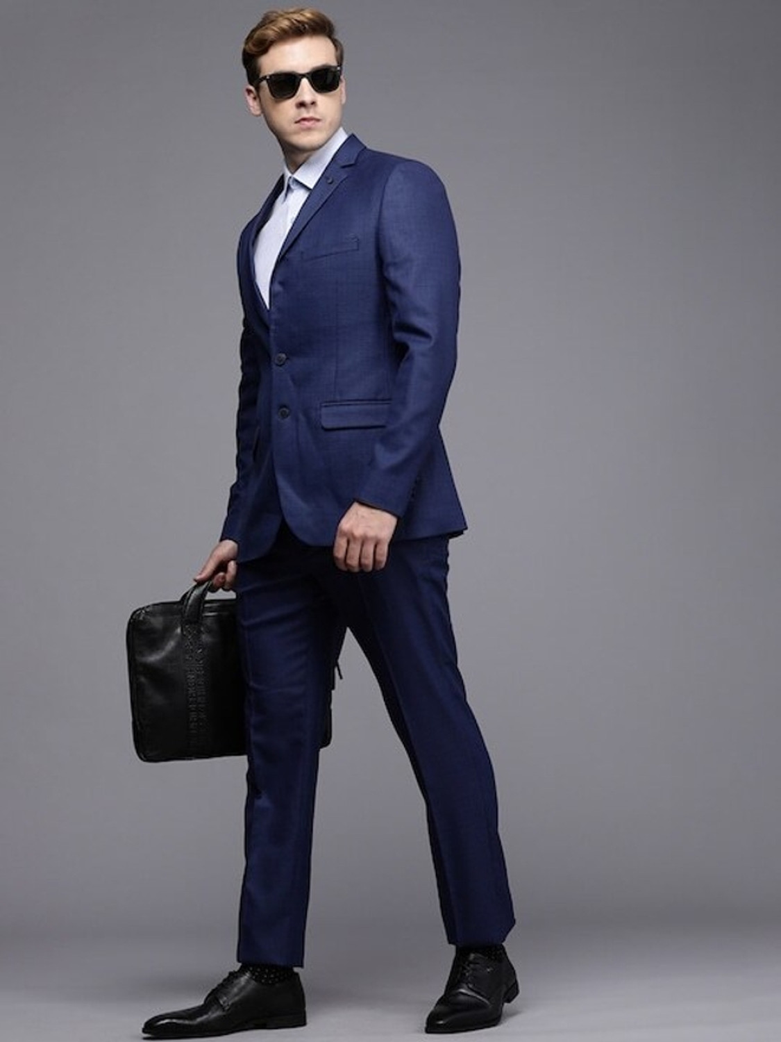 Image of Raymond SB 2BTN NOTCH LPL SUIT-2PCS SLIM FIT Checkered Men Suit