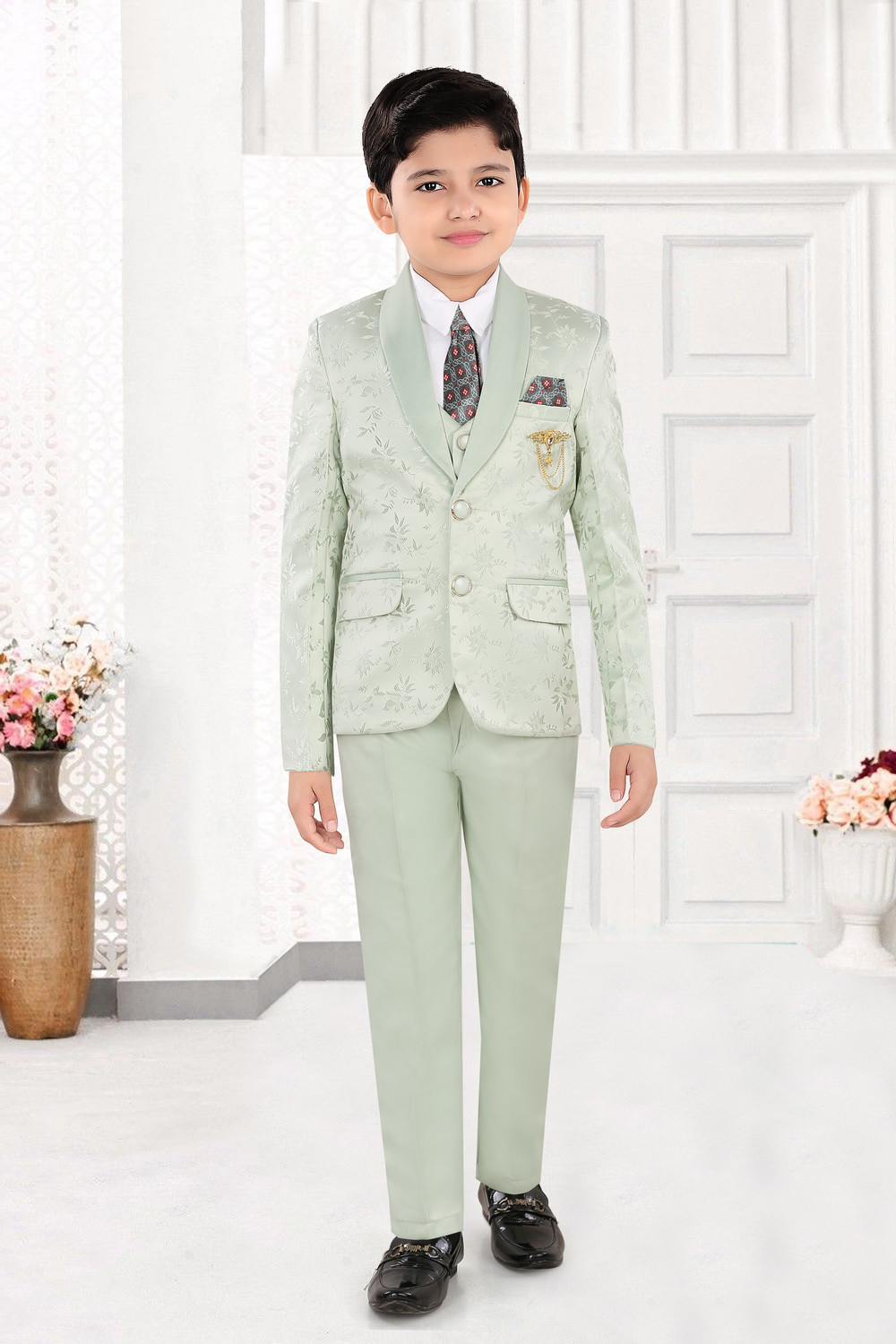 Image of JOLEY POLEY suit Self Design Boys Suit