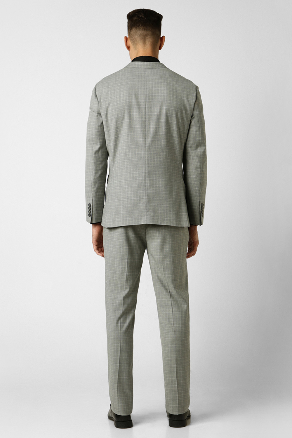 Image of VAN HEUSEN Suit Checkered Men Suit