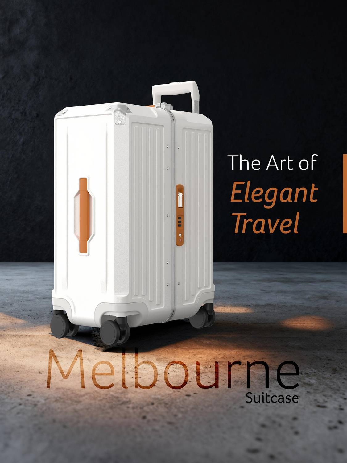 Acer Melbourne Check-in Suitcase 8 Wheels - 24 Inch