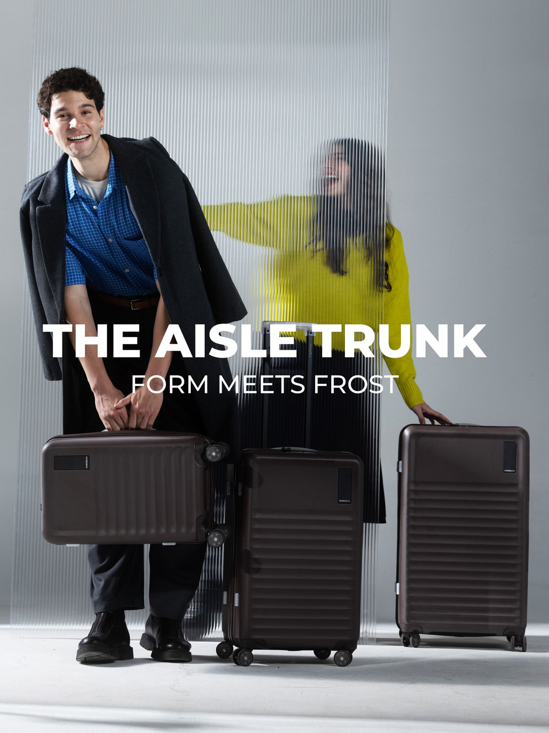 Image of Mokobara The Aisle Trunk - Set of 3 Luggage (Small 55.5 cm | Medium 65 | Large 75.5cm ) Cabin & Check-in Set 8 Wheels - 30 inch