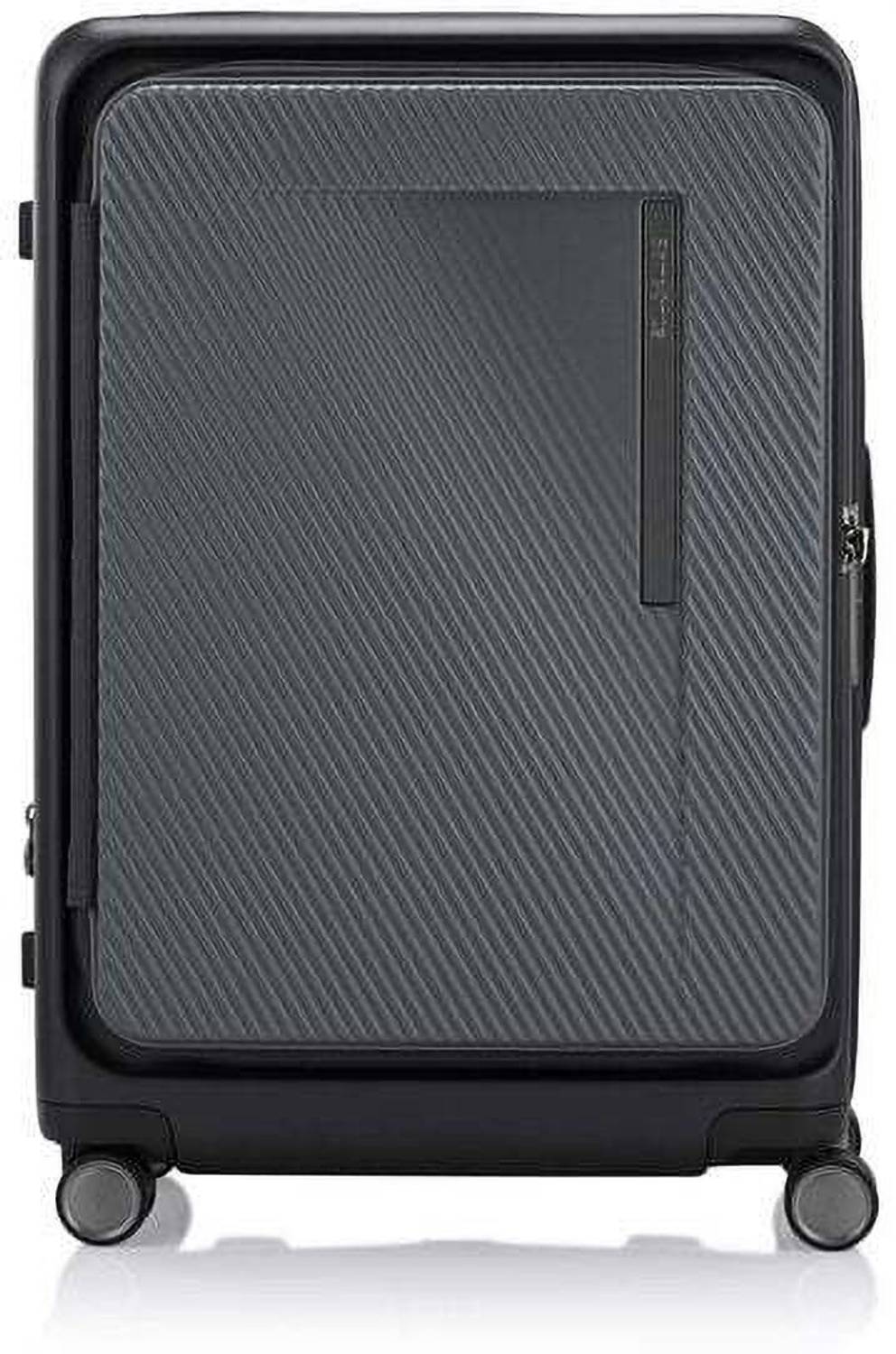 訳あり mark sampson hightop ef86 左上ツマミ効かない SAMSONITE SAM ZIPPRIX FT SP55EXP GUN MTL Expandable Check-in