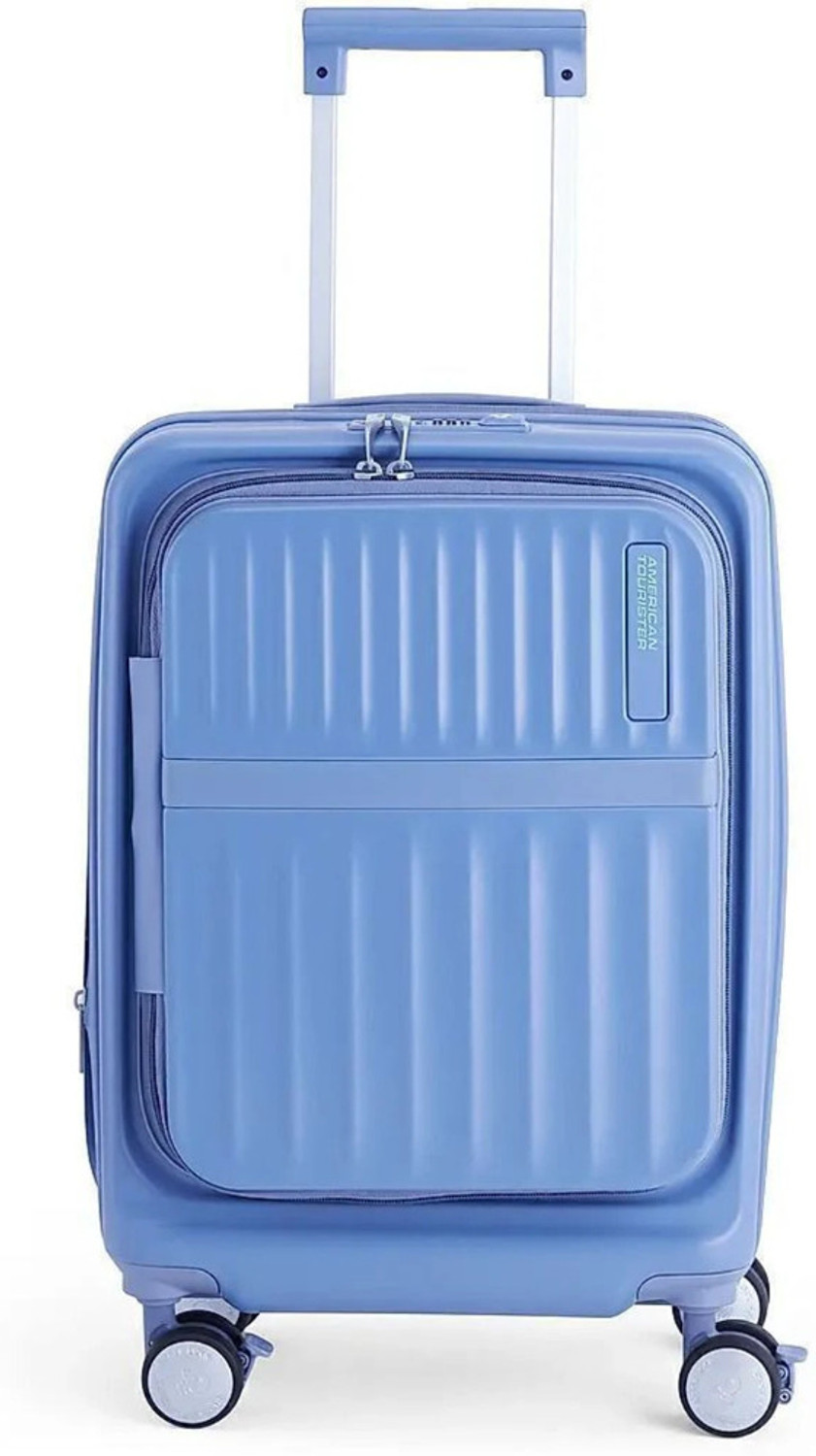 Image of AMERICAN TOURISTER Medium Check-in Suitcase (68 cm) 8 Wheels - TRENTO+ - Blue