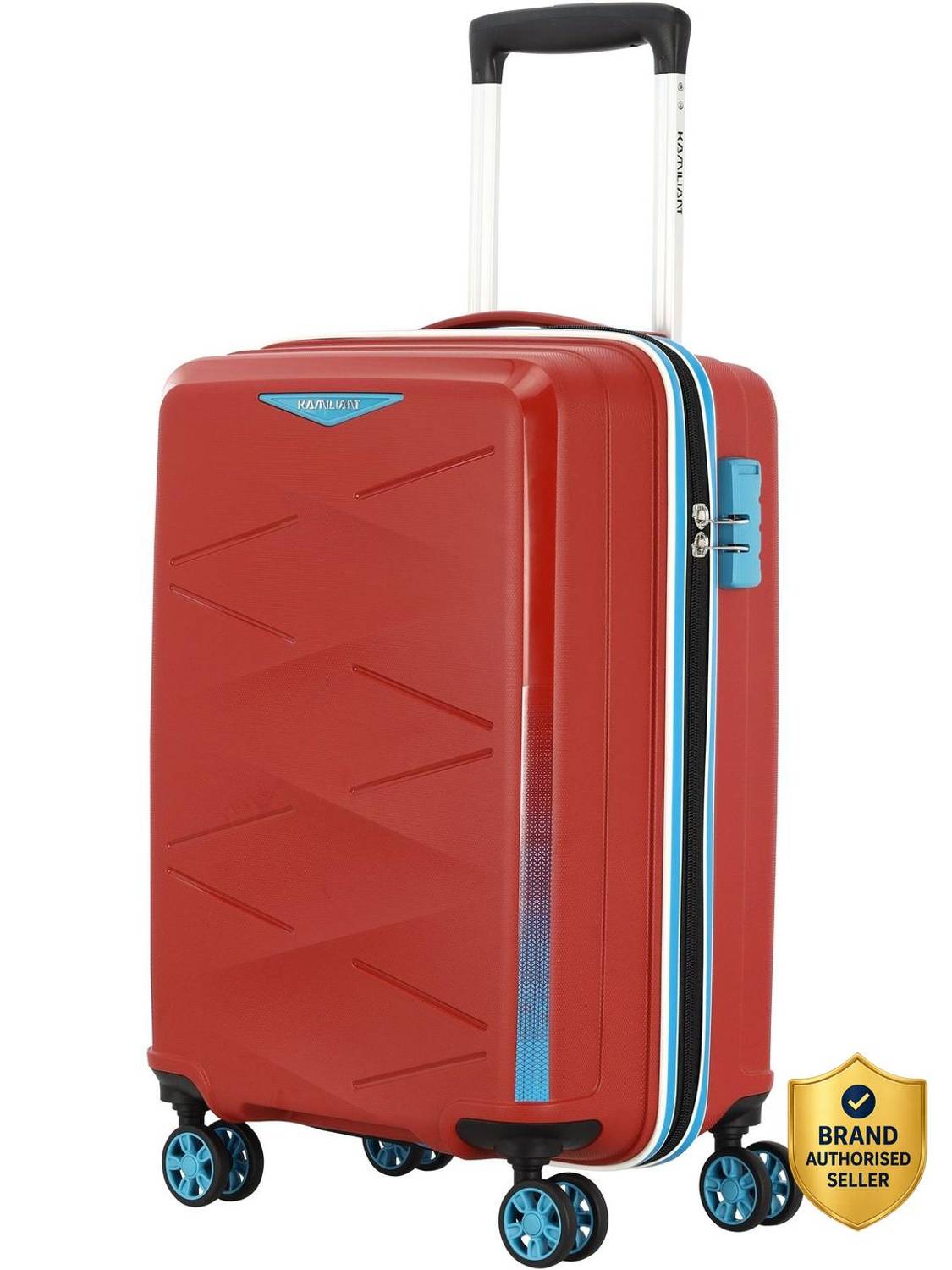 Kamiliant by American Tourister Combination Lock-Triprism colourburst Cabin Suitcase 4 Wheels - 22 inch