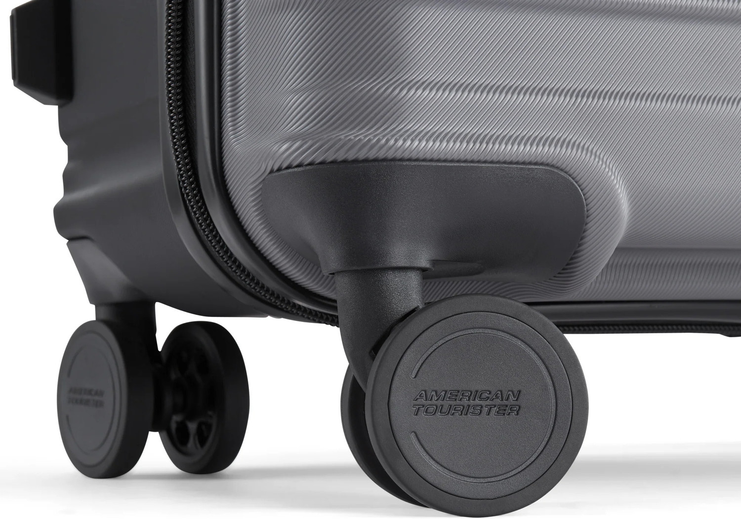 Image of AMERICAN TOURISTER Polycarbonate Suitcase trolley bag with scratch resistant,secure zipper,TSA lock Check-in Suitcase 8 Wheels - 30 inch