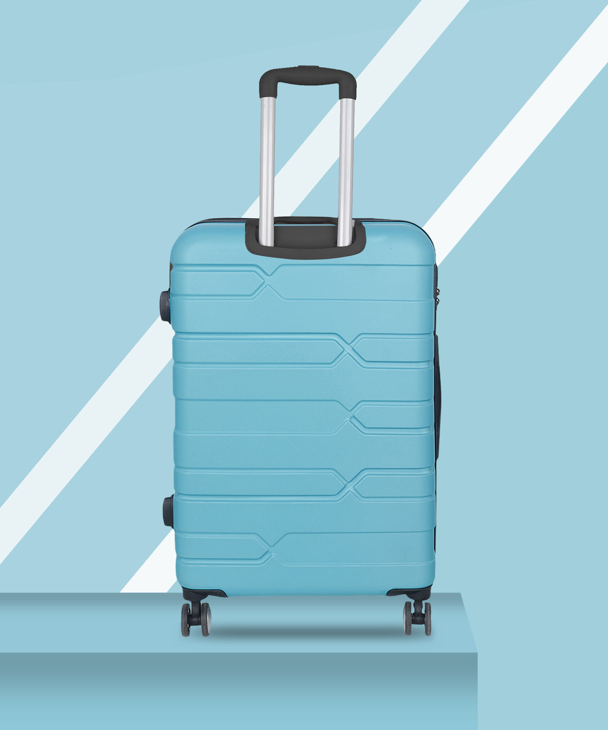 Image of Scape Small Cabin Suitcase (57 cm) 8 Wheels - Blends kinetic movement with a professional, ideal for all type travelers. - Teal