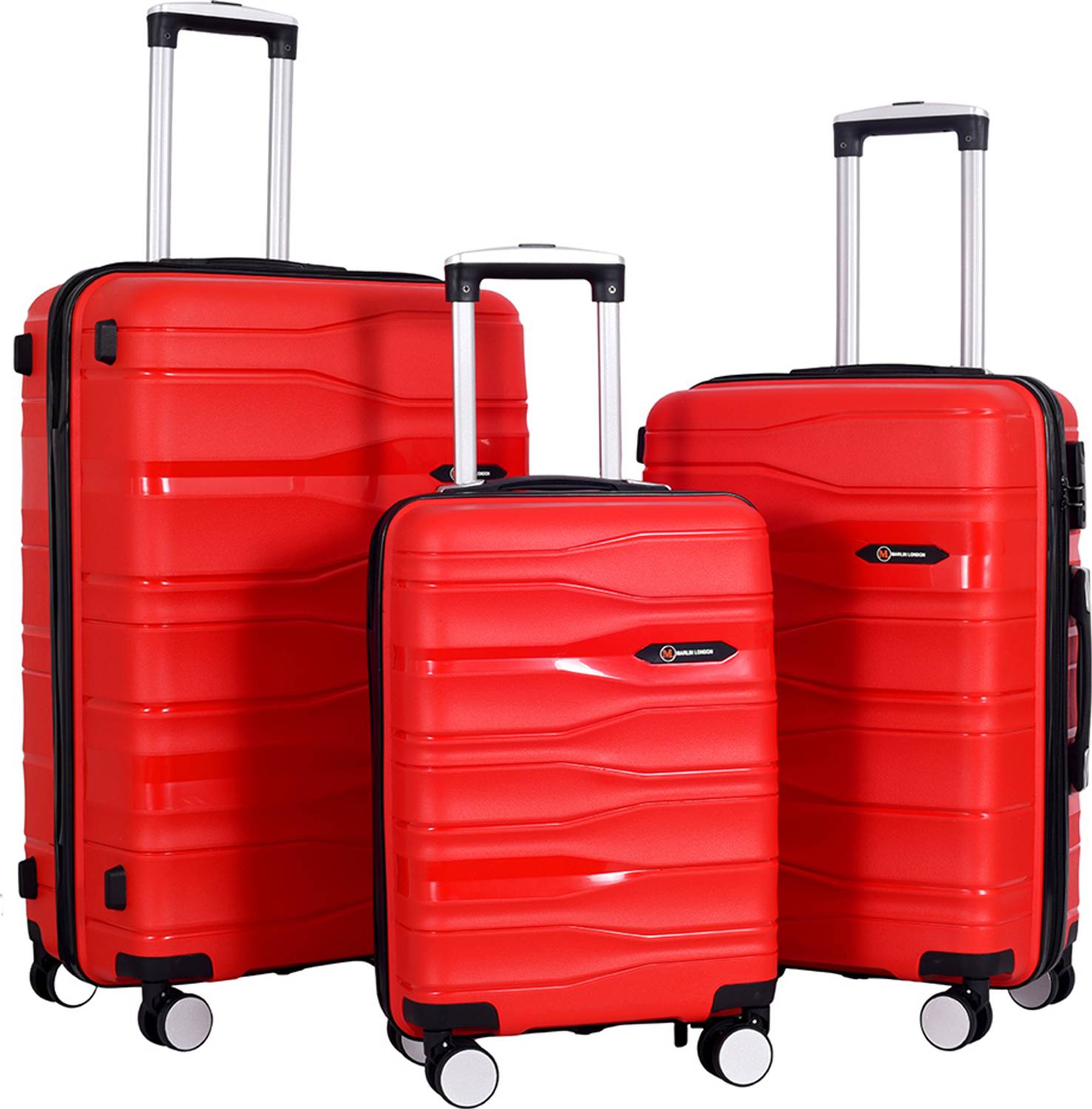 Marlin UDAAN 28 inch 8-Wheel Hard Luggage Pack of 3 - Image 1